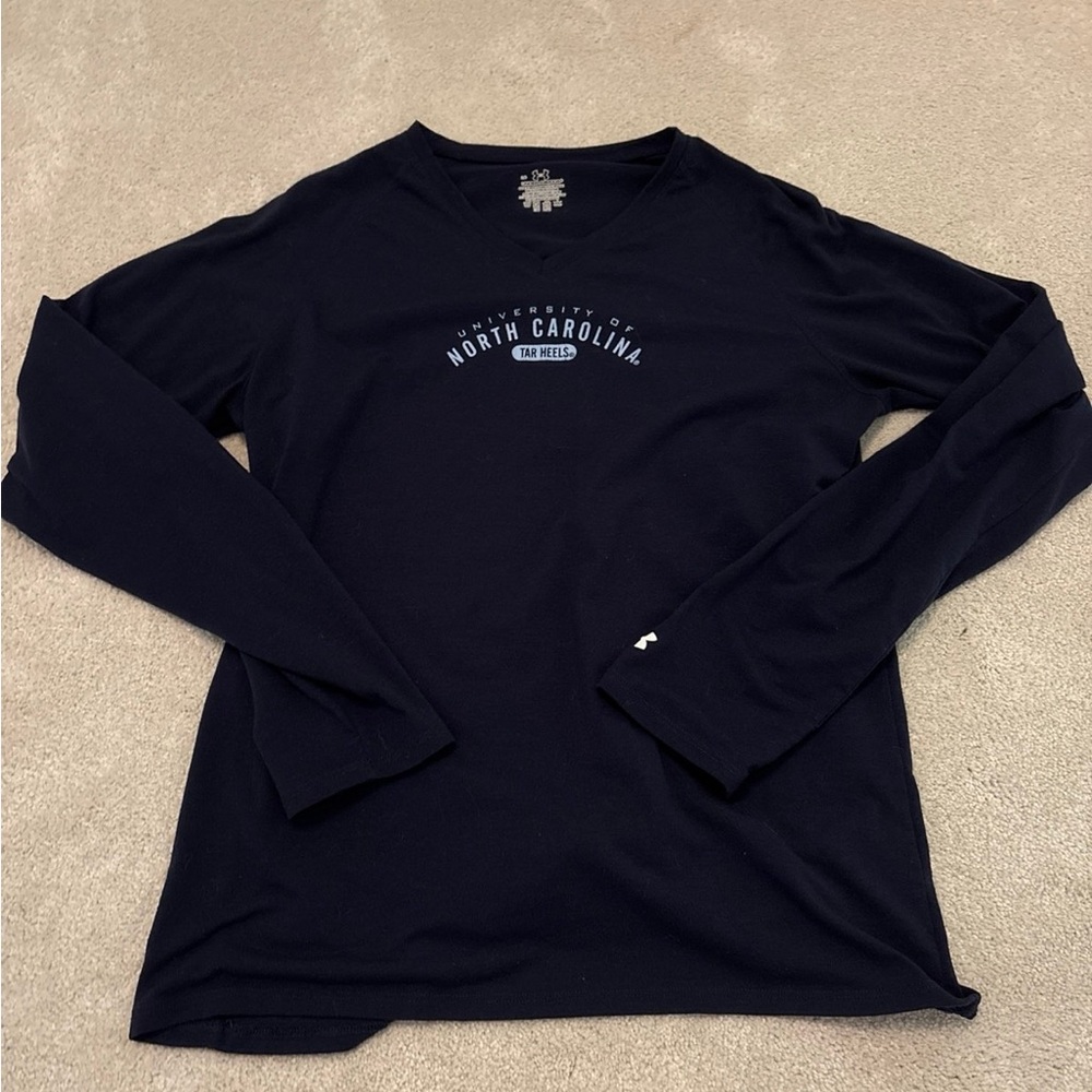 North Carolina Navy Blue Long Sleeve Shirt